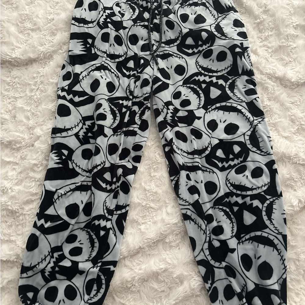 Disney Black and White Nightmare Before Christmas Pants